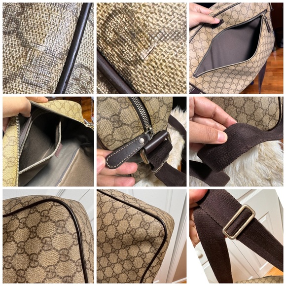 Gucci Gg Supreme sling cross-bag Unisex Large size - Picture 16 of 16